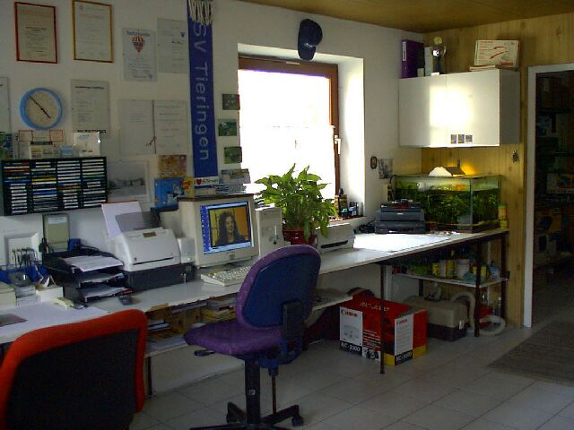 Mein privates Büro im Jahre 2000