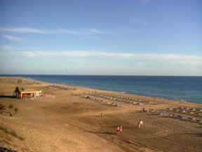 ... der 35 km lange Traumstrand , baden, laufen und joggen